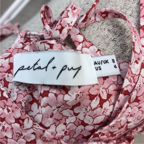 Floral Pink Maxi Dress - Picture 4 of 4